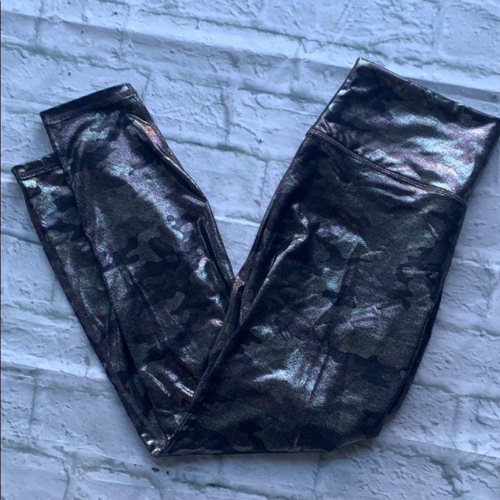 Fabletics Mid-Rise Powerhold Camo Shine Legging - image 1
